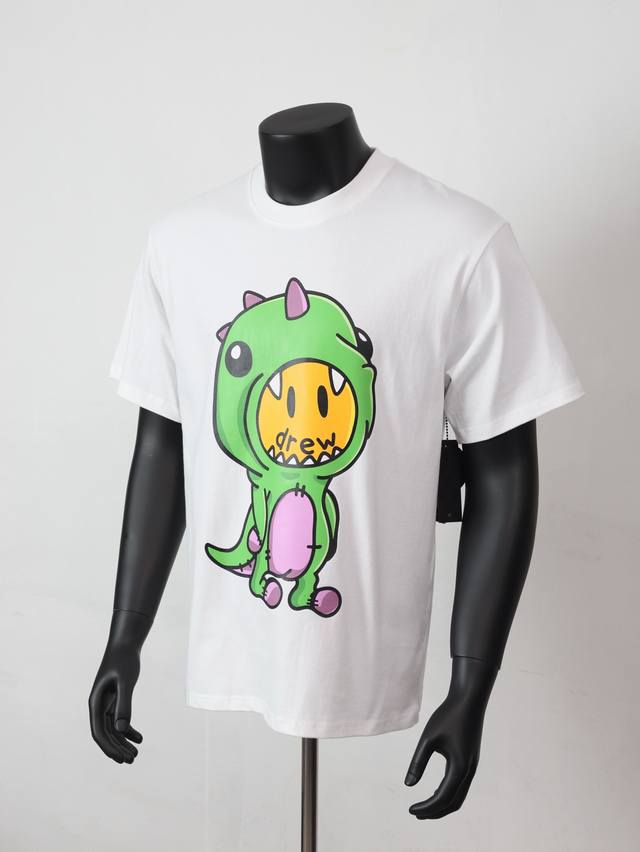 Style No. [D5] Drew House dinosaur cartoon short sleeves Hot items are coming. H