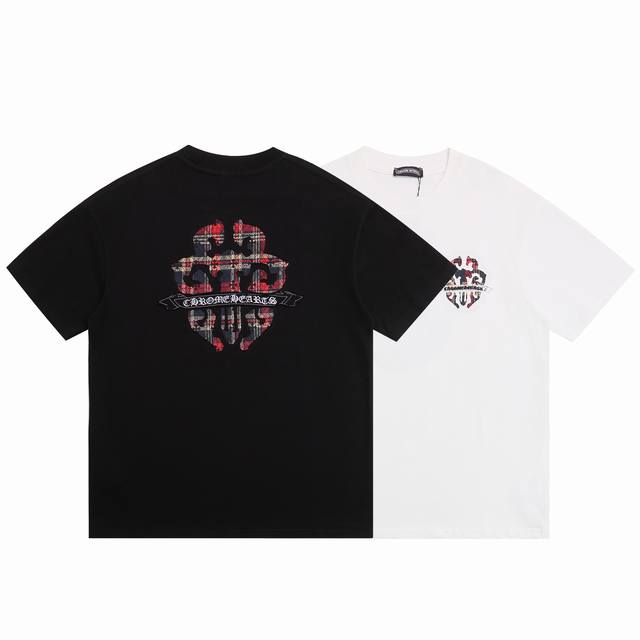 1976# Chrome Hearts Designer Fabric 270g 100% Double Yarn Cotton Customized Plai