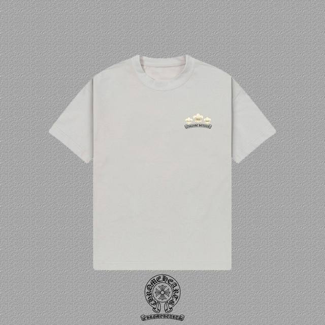 Ch Chrome Hearts] 2025Fw short-sleeved T-shirt with letter logo printing, high-e