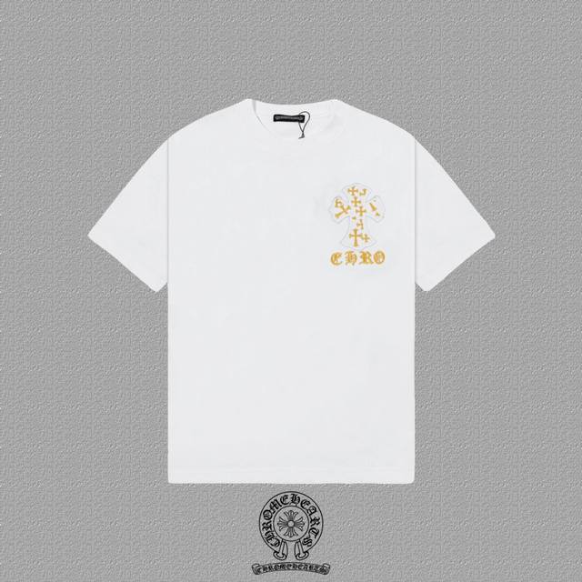 Ch Chrome Hearts] 2025Fw short-sleeved T-shirt with appliqu