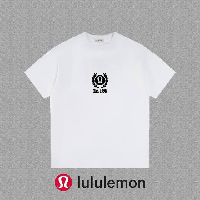 Lululemon 2025Fw short-sleeved T-shirt with logo printing High-end 26S double ya