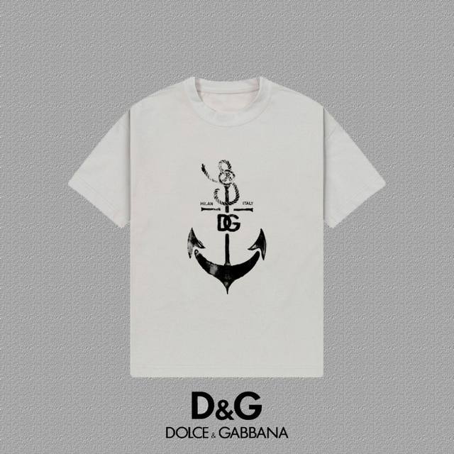 Dg Dolce & Gabbana] 2025Fw short-sleeved T-shirt with logo printing, high-end 26