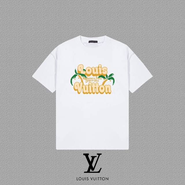 Louis Vuitton] 2025Fw Spring and Summer New Lv Thick Plate Letter Printed Short
