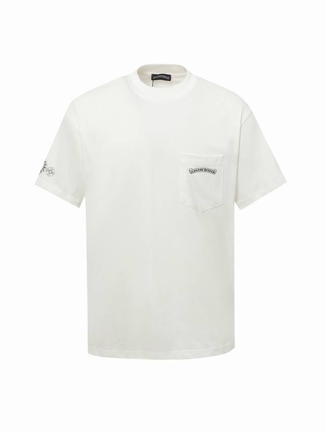Chrome Hearte Ch 25Ss Early Spring New Sanskrit Printed Short Sleeve T-shirt Lig