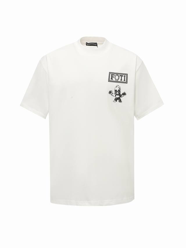 Chorme Hearts Ch Foti co-branded skull short-sleeved T-shirt The original versio