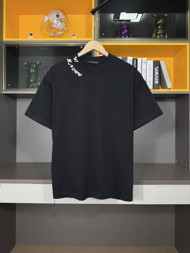 Lv Spring and Summer New Release Latest Short Sleeve Round Neck T-shirt High-end