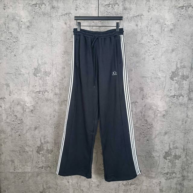 Blcg Loop Sports Icon Zipped Sweatpants In Black White 25Fall Autumn and Winter