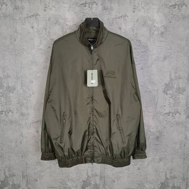 Blcg. Spring 24 Cocoon Kick plaid sports school uniform style windbreaker jacket