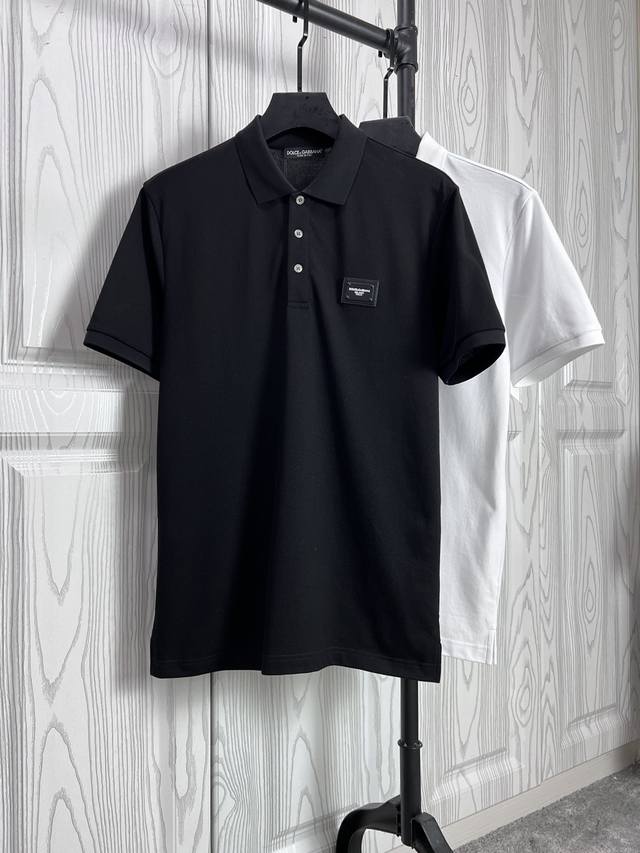 Dg Dolce & Gabbana, men's business casual lapel short-sleeved Polo shirt! Made o