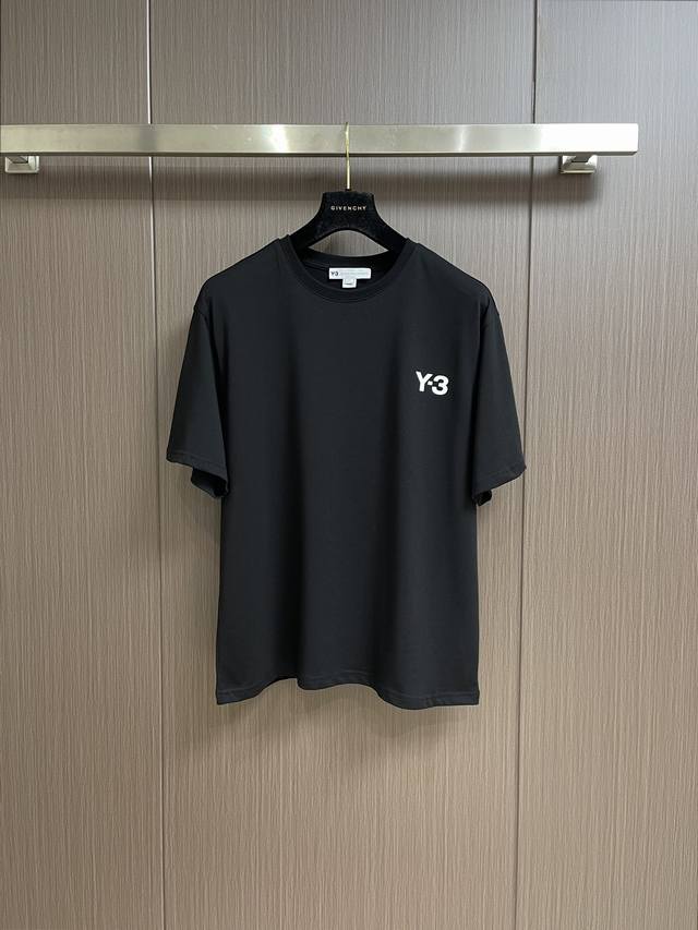 Yamamoto Yohji Y3 Highly recommended spring and summer round neck short-sleeved