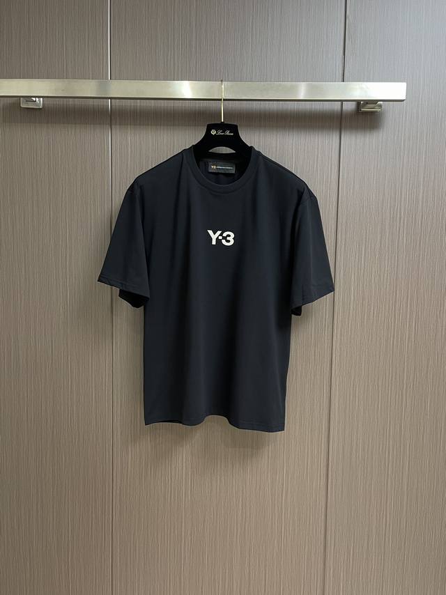 Y3 new round neck short-sleeved T-shirt, made of imported cotton material, soft