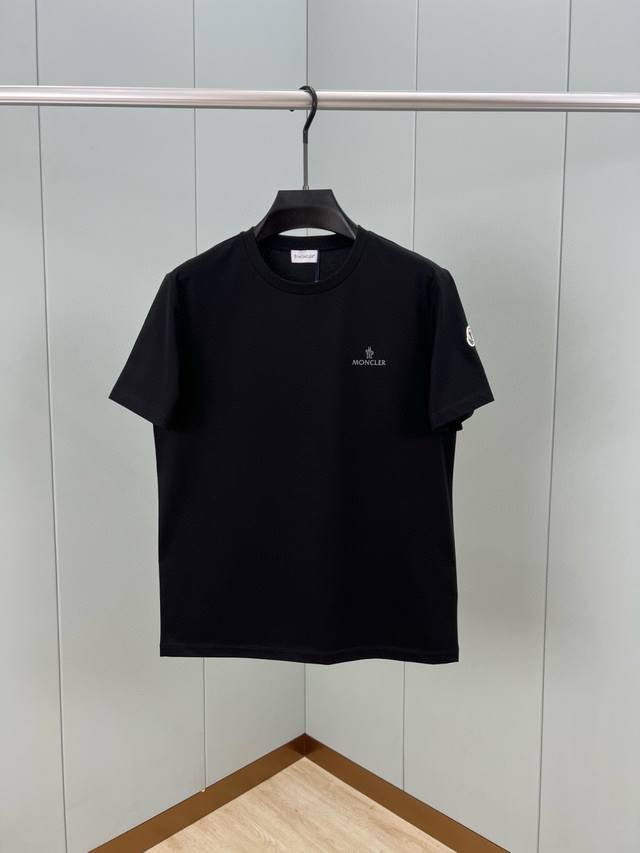 Moncler 25 Spring/Summer new product, short-sleeved T-shirt with small 3D printe