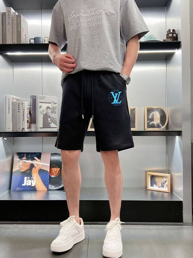 2025 Spring and Summer New Lv Shorts Embroidered Brand Logo S-Xl
