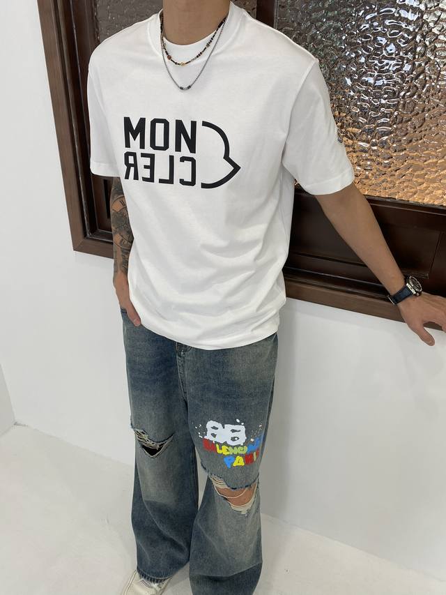 Moreclear's new printed loose short-sleeved T-shirt is made of 260G high-quality