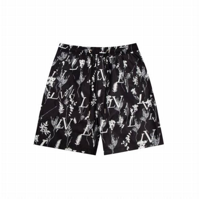 Lv Louis Vuitton, the latest summer beach pants with inner net, custom brand rop