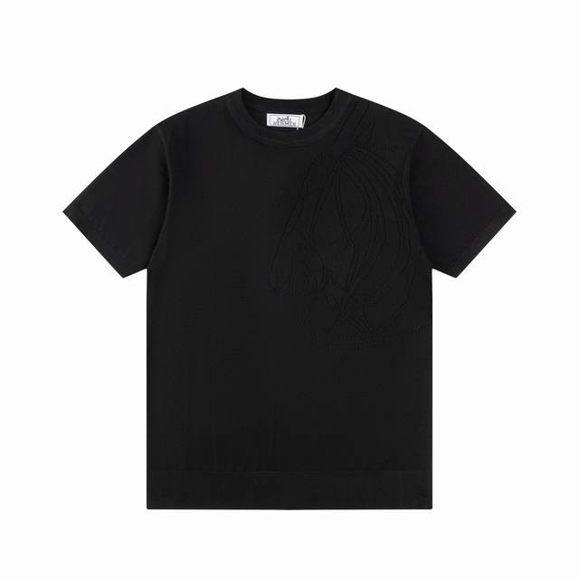 Hermes Hermes colorblock collar sweater round neck Upgraded, inspired by the 198