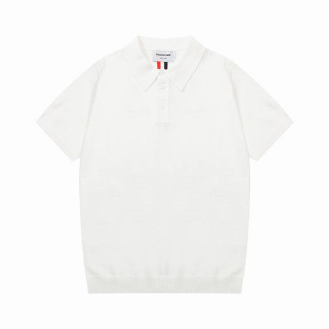 Thom Browne Ribbon Knitted Olo Shirt Upgraded, inspired by the 1980s retro Origi