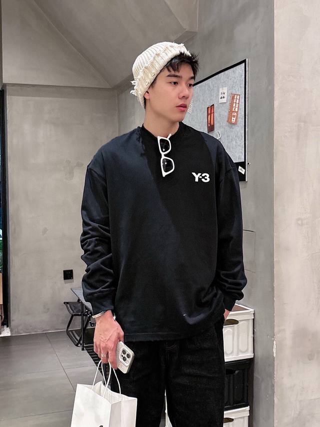 New Y3, new autumn and winter long sleeves, made of top quality original combed