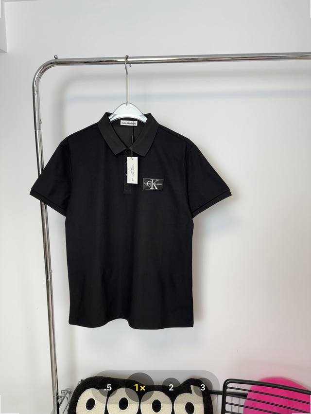 Style number: Hmy99# Ck Calvin Klein classic small logo polo shirt short-sleeved