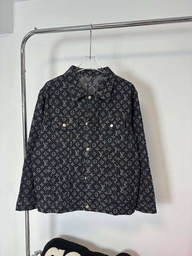 Style No.: Hmy61# Louis Vuitton Lv Louis Vuitton full print jacquard denim jacke