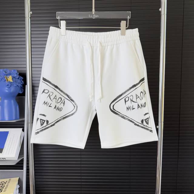 637 Arrived on the same day, ready to match Prada white ink graffiti print lette