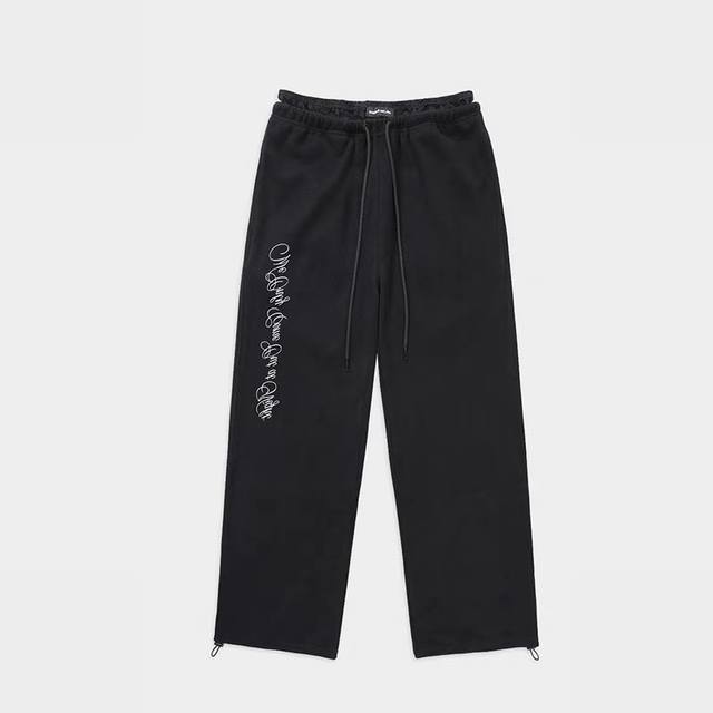 Badblood Korean niche brand lace fake two-piece embroidered letter sweatpants ca