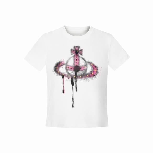 Vivienne West Wood 2025 summer new graffiti series Saturn design graffiti inkjet