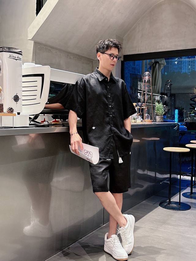 Pants Clothes Spring and Summer counters of the same Tencel ramie casual pants,