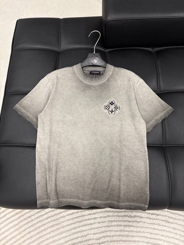 Clothes Lv New Spring and Summer First Counter Latest Short Sleeve Round Neck T-