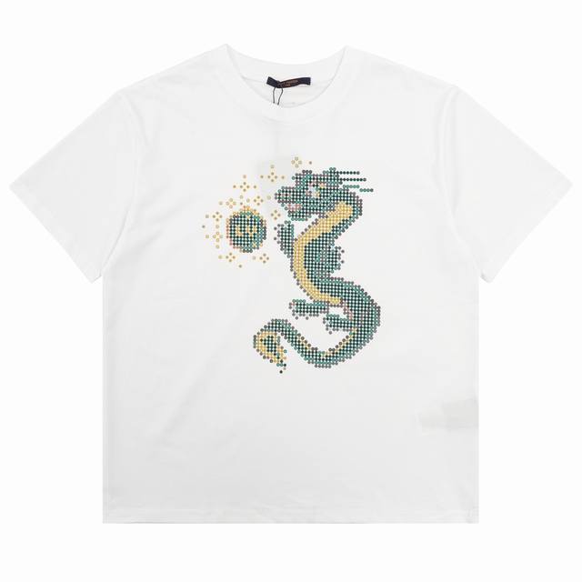 Louis Vuitton Dragon Ball Print Round Neck Short Sleeve Size: SL