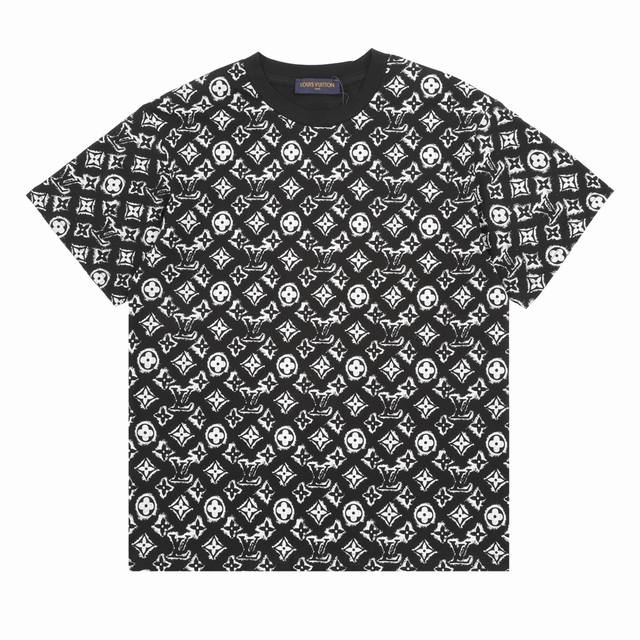 Louis Vuitton Louis Vuitton retro monogram round neck short sleeves Size: SL