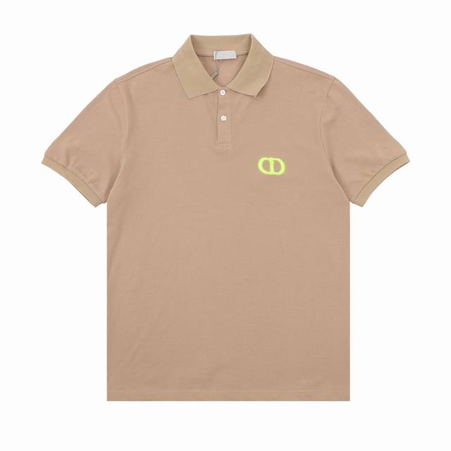 Dior Dior classic embroidery Cd round neck short sleeve Polo Size: SL