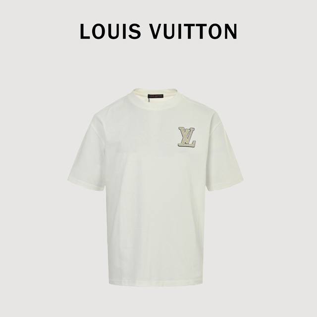 Louis Vuitton Lv 25Ss Toothbrush Embroidery Short Sleeve T-shirt The fabric is m