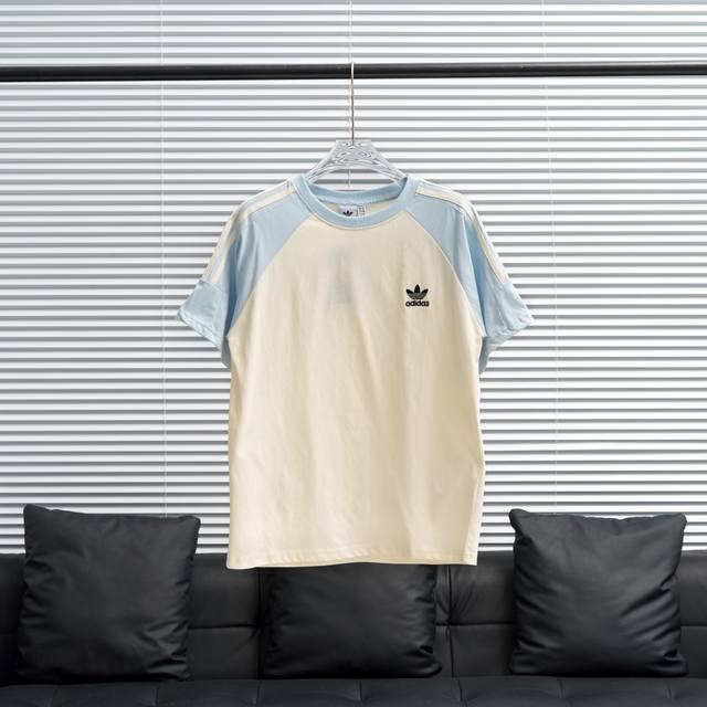 Factory P direct supply AdidasحClover 8230 raglan sleeve embroidered short-sleev