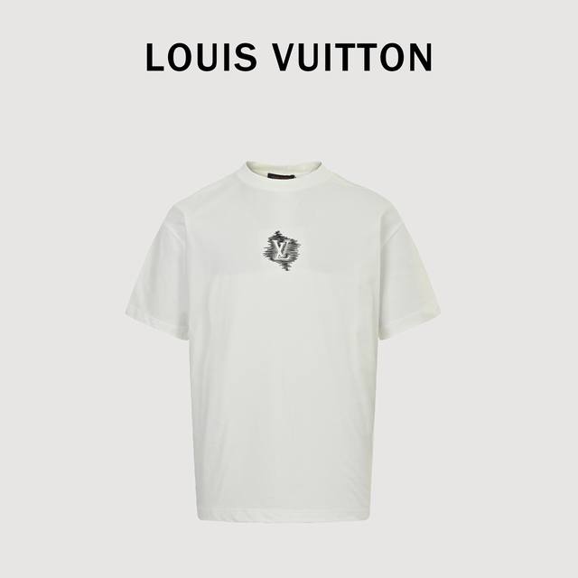 Louis Vuitton 25Ss simple logo embroidered short-sleeved T-shirt Purchase the or