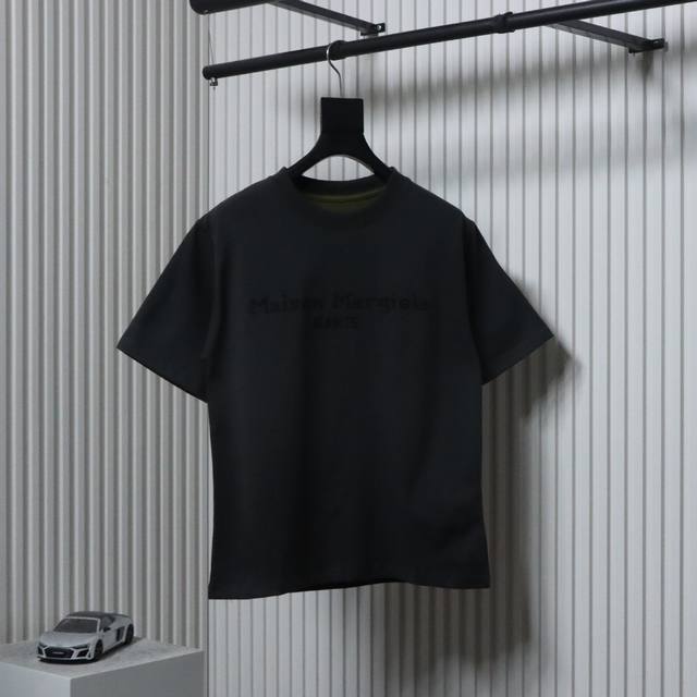Maison Margiela Mm6 double-sided embroidered short-sleeved T-shirt fabric is cus