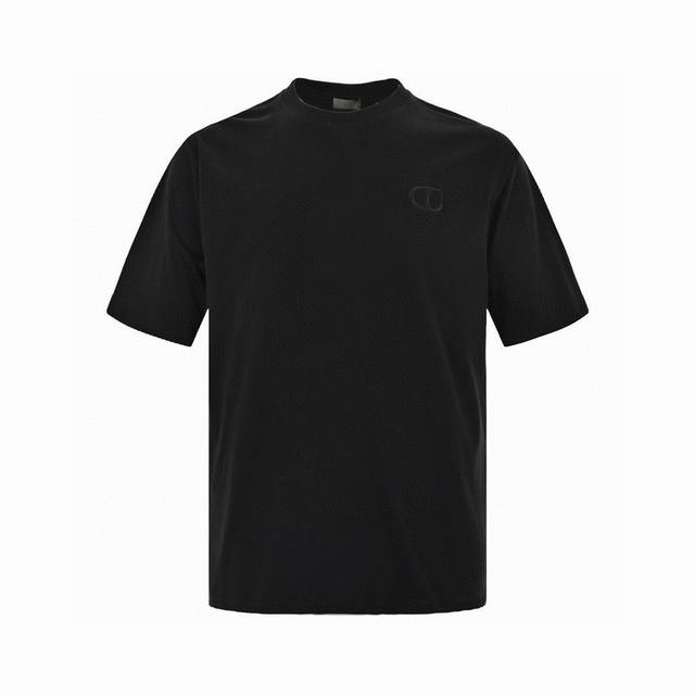 Dior summer new style, classic Cd letter embroidered round neck short-sleeved T-