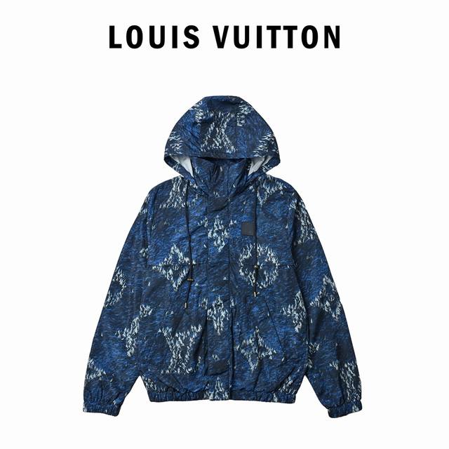 Louis Vuitton 25Ss printed windbreaker jacket Original 25300 purchased and devel
