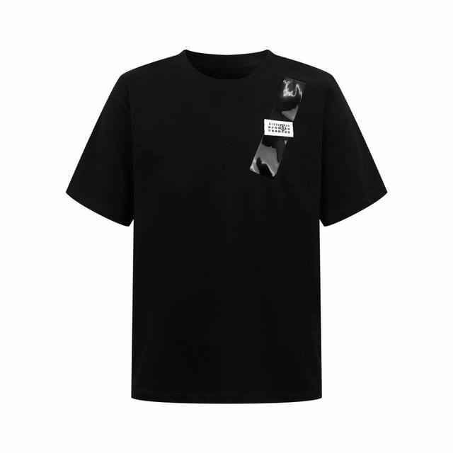 High-end Maisonmargiela Margiela tape digital label printed short sleeves, diffe