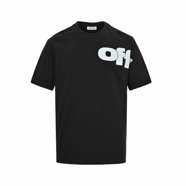 Off White Co Virgil 25Ss Off Bold letter print short sleeves All fabrics and thr
