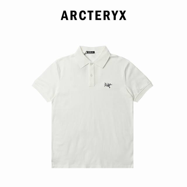Arc'Teryx high-end mercerized pearl cotton business Polo shirt Fabric: 100g liqu