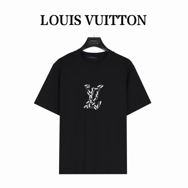 Louis Vuitton employee limited foam printed short-sleeved T-shirt The strongest