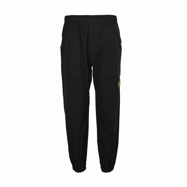 Stone Island classic logo work pants Pure cotton fabric supplied by customers. R