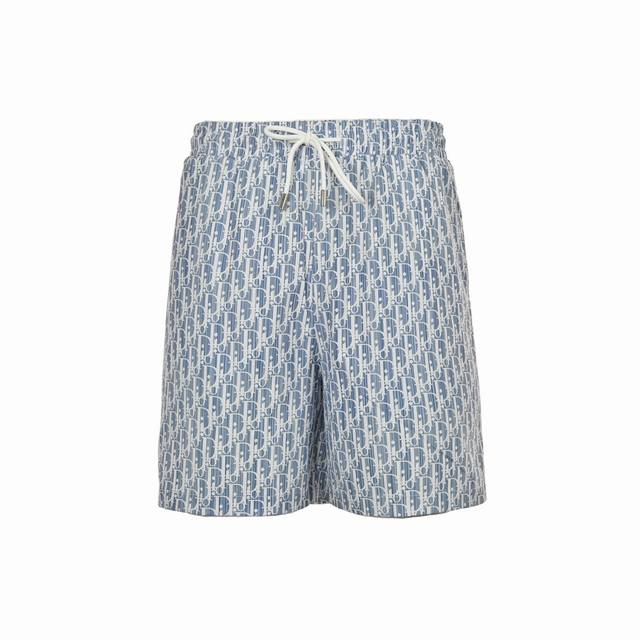 Dior 24Ss full print monogram beach shorts Cd full print shorts imported high co