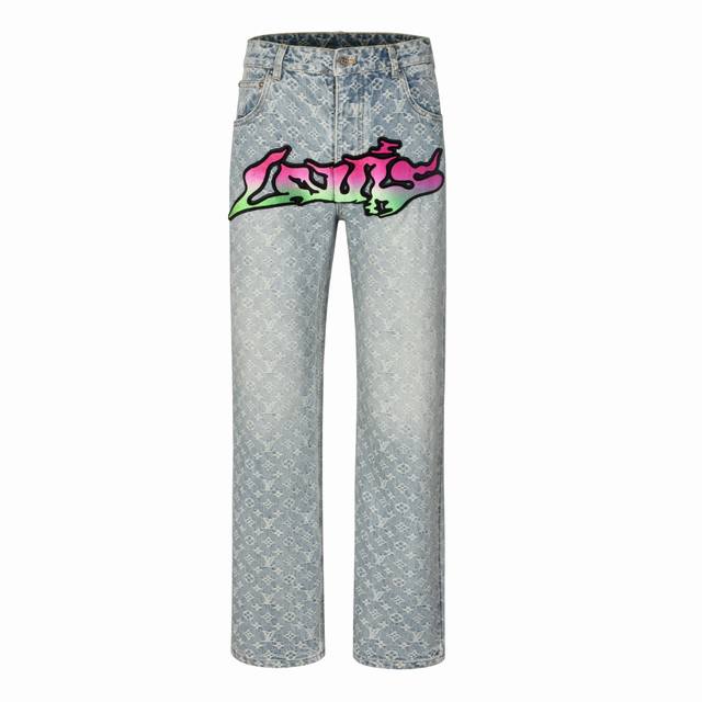 Full size spot 1V 22Ss flame jacquard jeans Originally purchased for 16,000, the