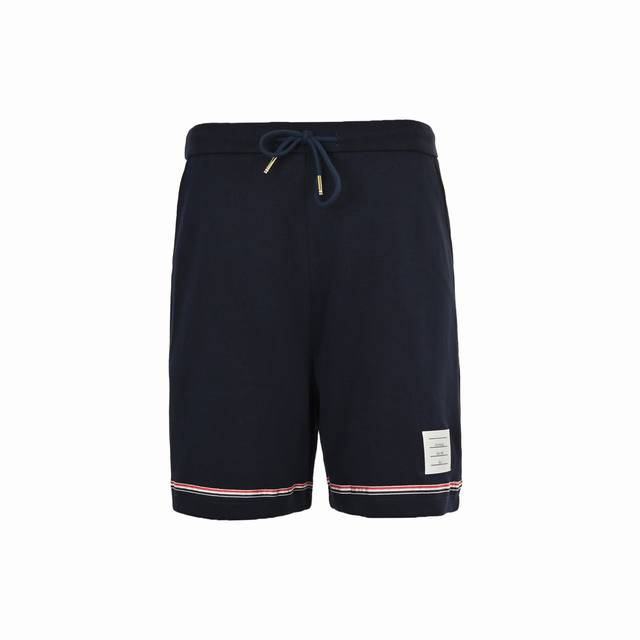 Thom Browne 25Ss tricolor webbing shorts Made of woven and dyed garment fabrics,