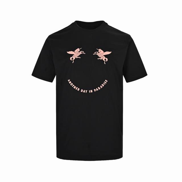 Givenchy 25Ss Unicorn Smiley Face Embroidered Short Sleeve is made of % cotton f