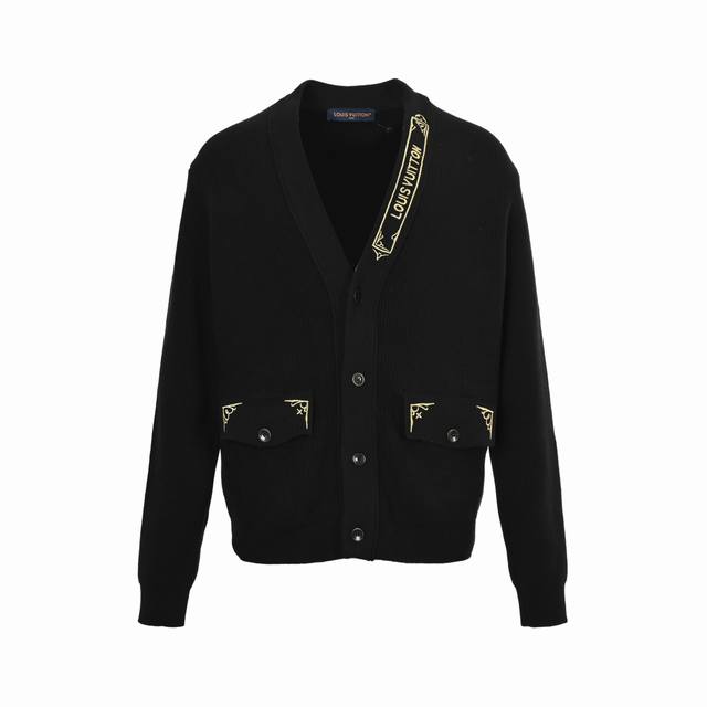 Louis Vuitton 25Ss gold thread embroidered cardigan Authentic product purchased