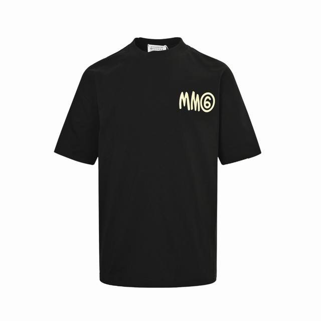 Maison Margiela 25Ss signature short sleeve Fabric is woven and dyed 280G32 doub