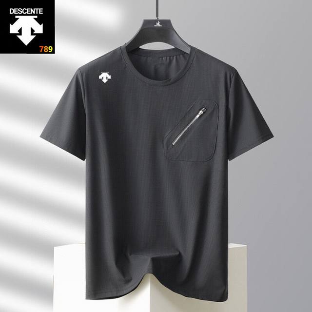 Official website hit Descente-Descente ice silk short-sleeved T-shirt breathable